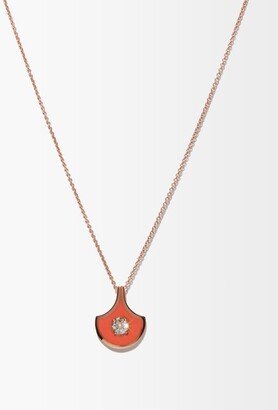 Fish For Love Diamond & 18kt Rose-gold Necklace