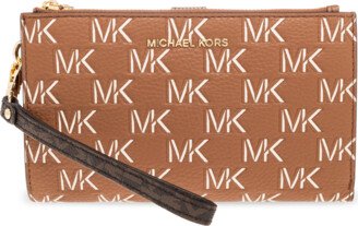 Monogrammed Wallet - Brown