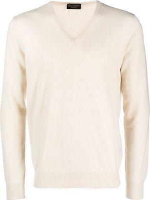 V-Neck Cashmere-Merino Jumper