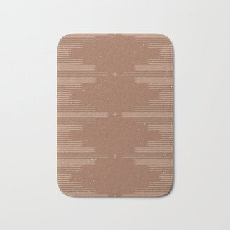 Southwestern Minimalist - Camel Brown Bath Mat