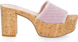 Square High Platform Sandals