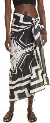 Sacred Sun Cotton Voile Pareo Cover-Up