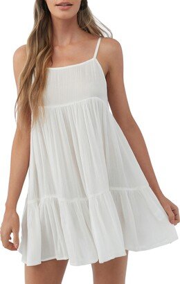 Rilee Crinkle Tiered Cover-Up Dress