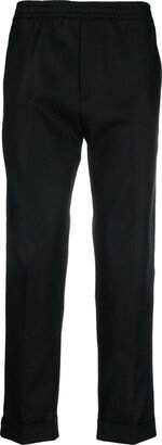 Turn-Up Straight-Leg Trousers-AA