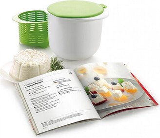 Cheese Maker Kit with Recipe Book, White