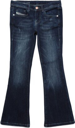 1969 D-ebbey-j Trousers Jeans 1969 D-ebbey Bootcut Dark Blue With Abrasions