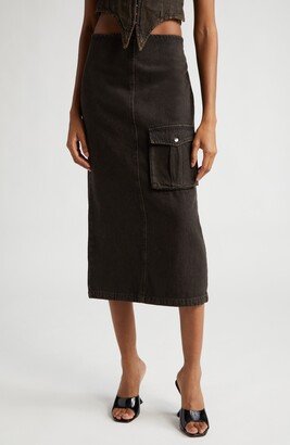 Freya Cargo Pocket Denim Skirt