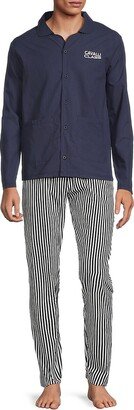 CLASS Men's 2-Piece Shirt & Pajama Set