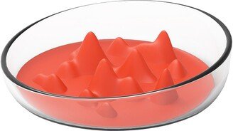 'Cirlicue' Mountain Shaped Modern Slow Feeding Pet Bowl