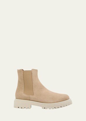 Olessa Suede Chelsea Ankle Boots
