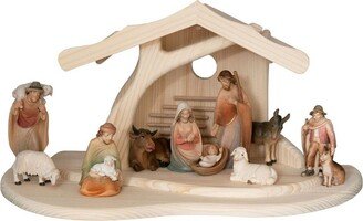 Nativity Set Morning Star With Modern Stable & 11 Figurines Figurines-Religious