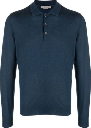 Long-Sleeve Polo Shirt-AN