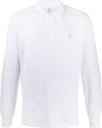 Longsleeved Polo Shirt-AA