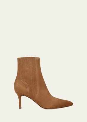 Lisa Suede Stiletto Chelsea Booties