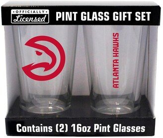 Atlanta Hawks Two-Pack 16 oz Pint Glass Set