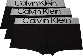 Three-Pack Black Reconsidered Steel Boxers