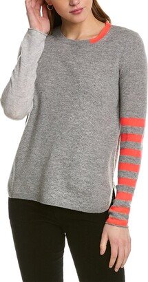 Crewneck Wool & Cashmere-Blend Sweater-AA