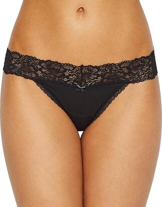 Women's Comfort Devotion Lace Thong (Black Lace) Women's Underwear