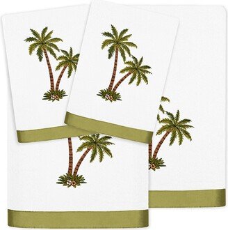 Palmera 4Pc Embellished Turkish Cotton Towel Set-AA