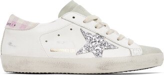 SSENSE Exclusive White & Gray Super-Star Sneakers