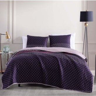 Bebejan Cordon Purple Bedding Reversible Quilt Set