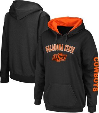 Women's Black Oklahoma State Cowboys Loud and Proud Pullover Hoodie