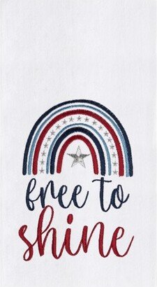 Free To Shine Patriotic 4th of July Kitchen Towel