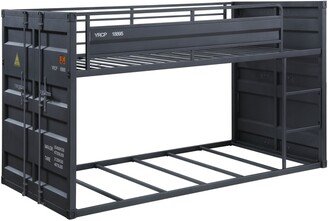 ACME Cargo Twin/Twin Bunk Bed in Gunmetal Finish