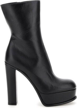 Zipped Platform Boots