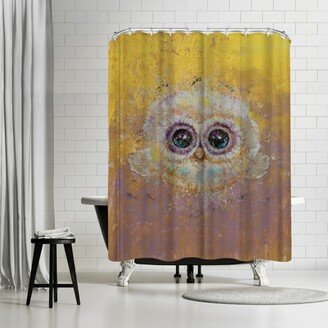 71 x 74 Shower Curtain, Owl by Michael Creese