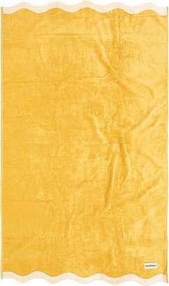 business & pleasure co. Beach Towel in Yellow