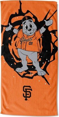 30x60 MLB San Francisco Giants Mascot Printed Beach Towel