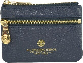 A.G. Spalding & Bros Blue Leather Bovina Women's Keychain