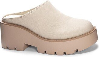 R-Test Smooth Clogs (Beige) Women's Sandals