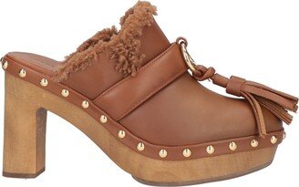 Mules & Clogs Brown-AB