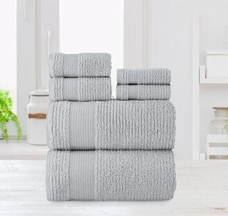 Premium 6Pc Pure Turkish Cotton Towel Set-AH