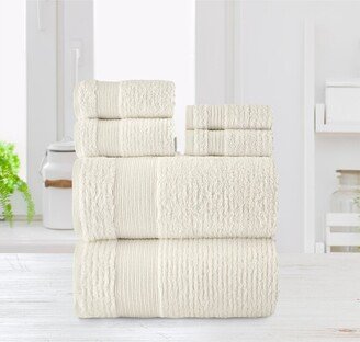 Premium 6Pc Pure Turkish Cotton Towel Set-AB