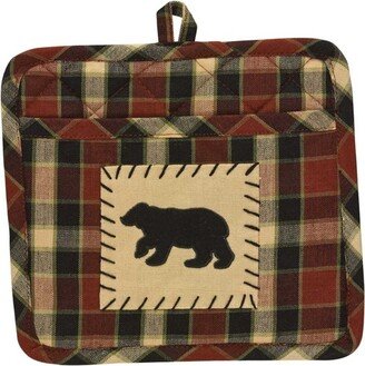 Park Designs Concord Black Bear Pocket Potholder Set