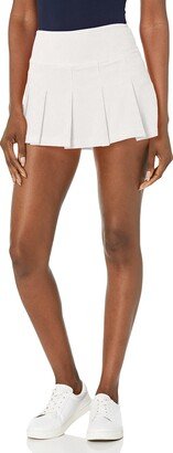 Women's Pleated Terry Skort