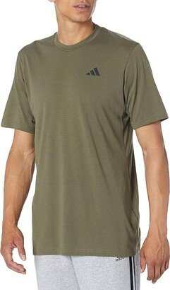 Training Essentials Feel Ready Training Tee (Olive Strata/Black) Men's Clothing