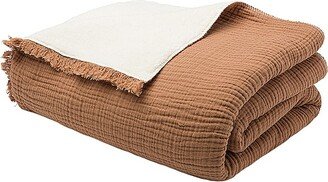 House No. 23 Alaia Sherpa Throw-AA