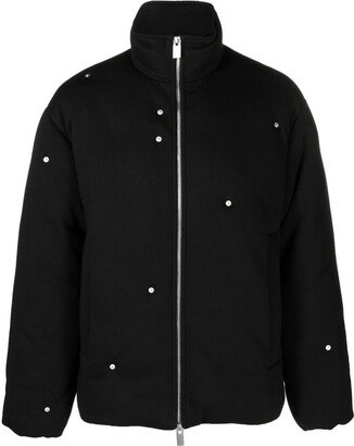 Padded Stud-Detail Jacket