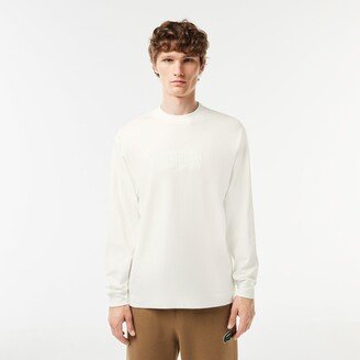 Men's Long Sleeve Loose Fit Cotton T-Shirt