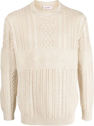 Cable-Knit Linen Jumper