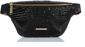 Croc Embossed Leather Harker Belt Bag