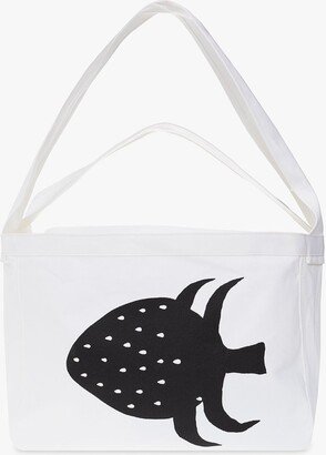 Strawberry Printed Shopping Bag-AA