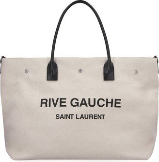 Rive Gauche Printed Maxi Tote Bag