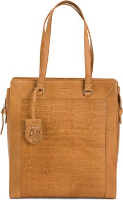 TJMAXX Leather Icon Shopper Tote