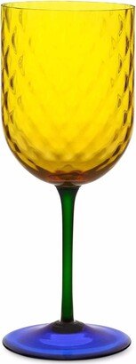 hand-blown Murano red wine glass-AA