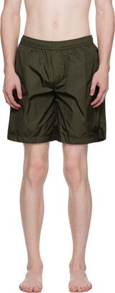 Green Patch Swim Shorts